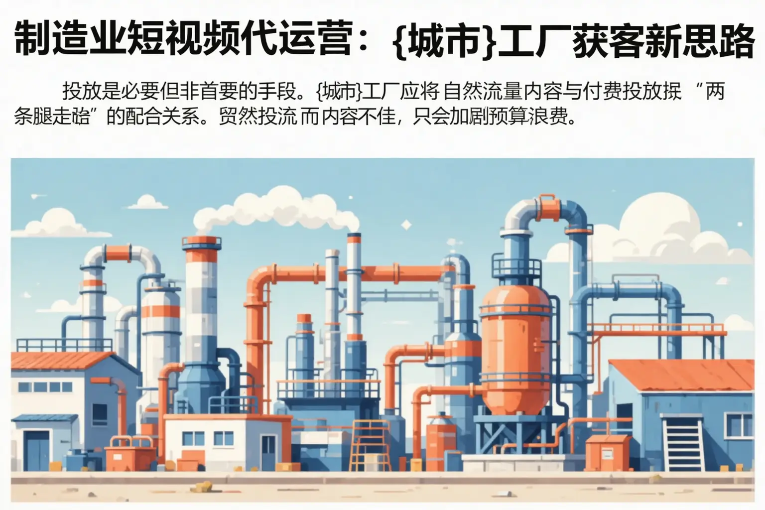 制造业短视频代运营：孟连工厂获客新思路